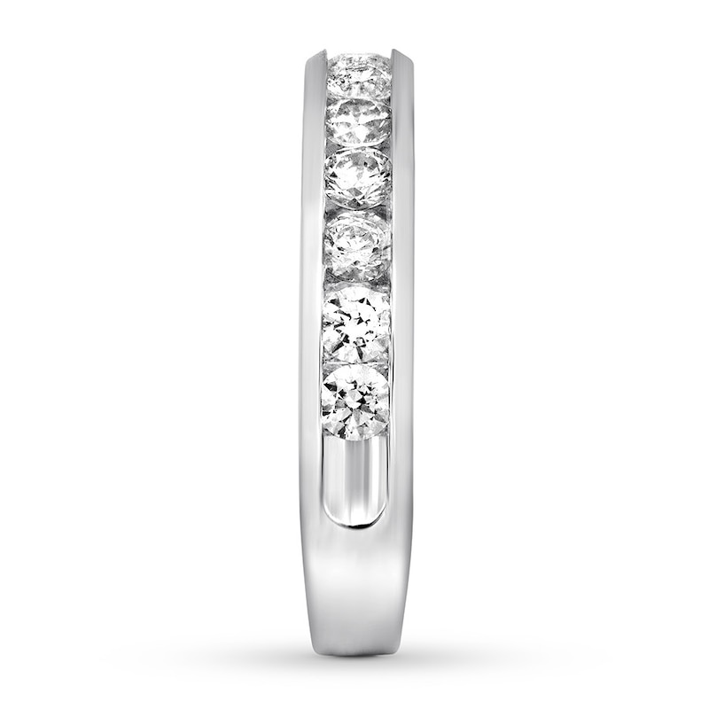 Previously Owned Diamond Anniversary Band 1 ct tw Round-cut 10K White Gold