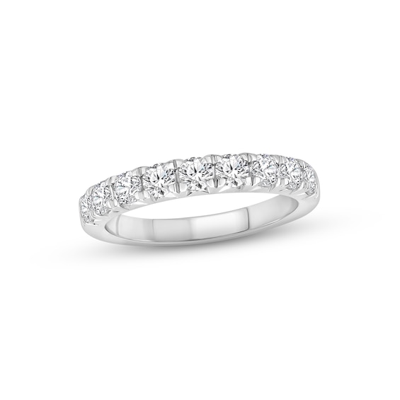 Previously Owned Diamond Anniversary Ring 1 ct tw Round-cut 10K White Gold