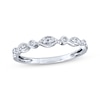 Thumbnail Image 1 of Previously Owned Diamond Anniversary Band 1/10 ct tw Round-Cut 10K White Gold