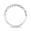 Thumbnail Image 3 of Previously Owned Diamond Anniversary Band 1/10 ct tw Round-Cut 10K White Gold