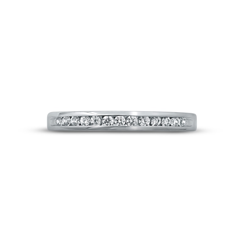 Main Image 3 of Previously Owned Diamond Anniversary Ring 1/6 ct tw Round-cut 10K White Gold