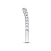 Thumbnail Image 2 of Previously Owned Neil Lane Diamond Wedding Band 3/8 ct tw Round-cut 14K White Gold - Size 10