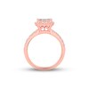 Thumbnail Image 1 of Previously Owned Diamond Engagement Ring 1-1/5 ct tw Princess & Round-cut 14K Rose Gold