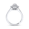 Thumbnail Image 3 of Previously Owned Neil Lane Engagement Ring 1 ct tw Oval & Round-cut Diamonds 14K White Gold Size 5