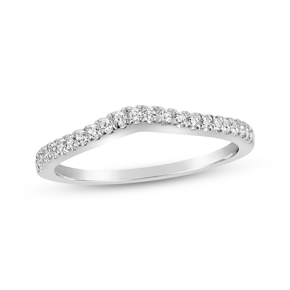 Previously Owned Diamond Wedding Band 1/6 ct tw Round-cut 14K White Gold