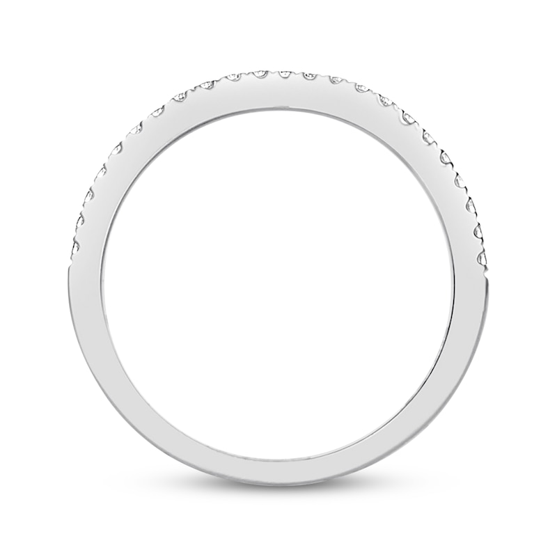 Previously Owned Diamond Wedding Band 1/6 ct tw Round-cut 14K White Gold
