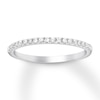 Thumbnail Image 0 of Previously Owned Diamond Wedding Band 1/6 ct tw Round-cut 10K White Gold
