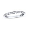 Thumbnail Image 1 of Previously Owned Diamond Wedding Band 3/8 ct tw Round-cut 14K White Gold