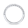 Thumbnail Image 3 of Previously Owned Diamond Wedding Band 3/8 ct tw Round-cut 14K White Gold