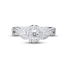 Thumbnail Image 3 of Previously Owned Diamond Engagement Ring 7/8 ct tw Round-cut 14K White Gold