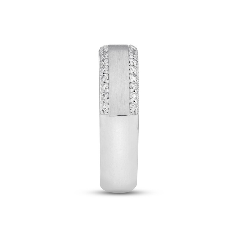 Main Image 2 of Previously Owned Neil Lane Men's Diamond Wedding Band 1/2 ct tw 14K White Gold