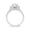 Previously Owned Neil Lane Diamond Engagement Ring 3 ct tw Princess & Round-cut 14K White Gold