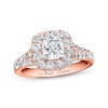 Thumbnail Image 0 of Previously Owned Neil Lane Engagement Ring 2-1/6 ct tw Cushion & Round-cut Diamonds 14K Rose Gold - Size 5.5