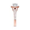 Thumbnail Image 1 of Previously Owned Neil Lane Engagement Ring 2-1/6 ct tw Cushion & Round-cut Diamonds 14K Rose Gold - Size 5.5