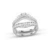 Previously Owned Diamond Enhancer Ring 1 ct tw Princess & Round-cut 14K White Gold