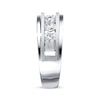Thumbnail Image 3 of Previously Owned Men's Diamond Wedding Band 1 ct tw 10K White Gold