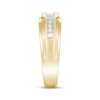 Thumbnail Image 2 of Previously Owned Men's Diamond Wedding Ring 1/4 ct tw Round-cut 10K Yellow Gold