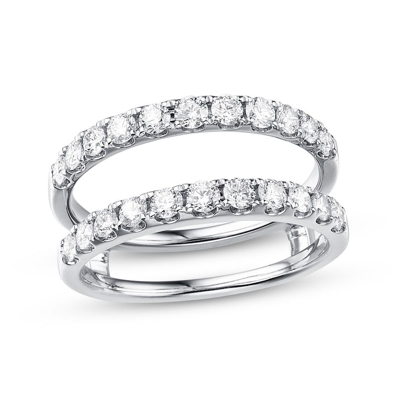 Previously Owned Diamond Enhancer Ring 1 ct tw Round-cut 14K White Gold