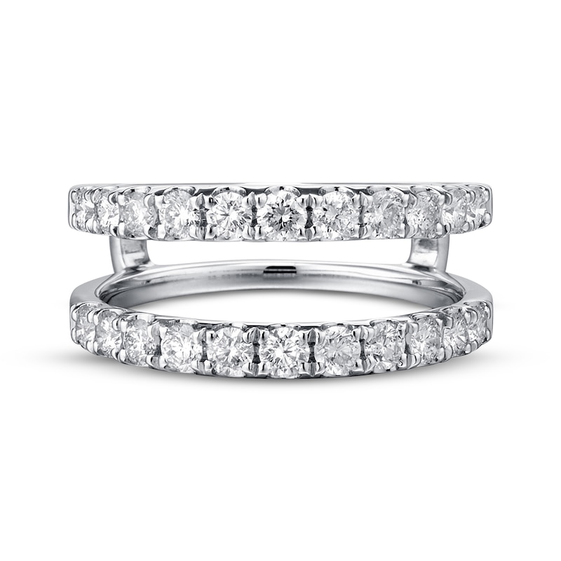 Previously Owned Diamond Enhancer Ring 1 ct tw Round-cut 14K White Gold