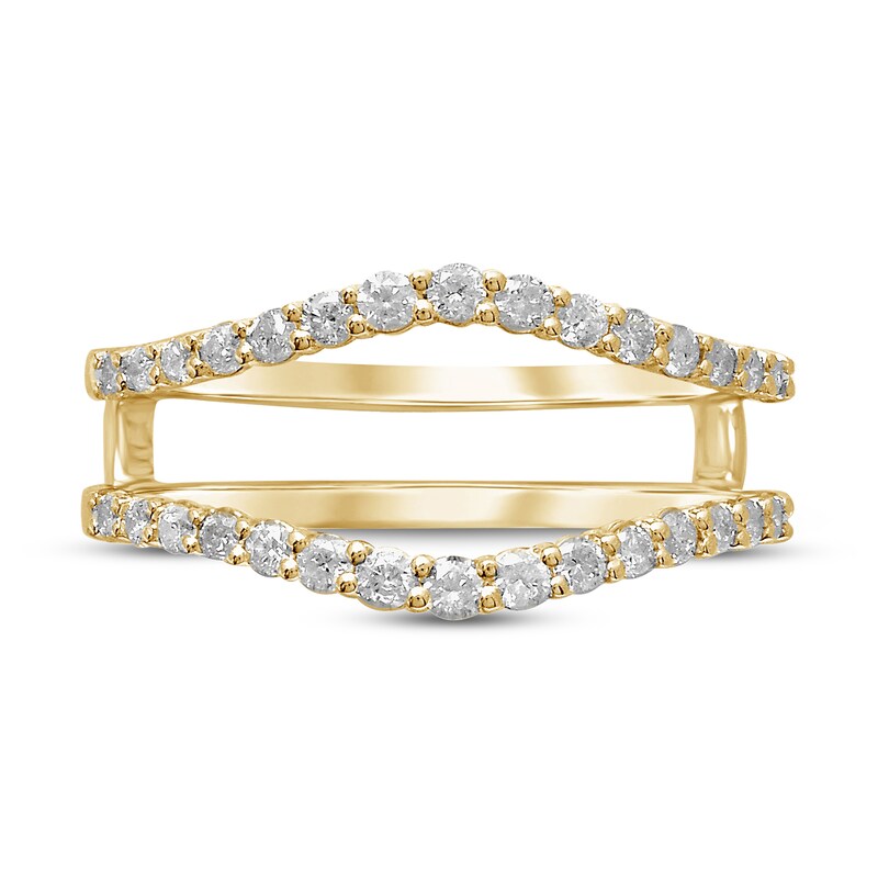 Previously Owned Diamond Enhancer Ring 1/2 ct tw Round-cut 14K Yellow Gold