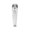 Thumbnail Image 2 of Previously Owned Men's Wedding Band 1/10 ct tw Round-cut 10K White Gold