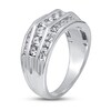 Thumbnail Image 2 of Previously Owned Men's Diamond Wedding Ring 1-1/2 ct tw 10K White Gold