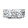 Thumbnail Image 3 of Previously Owned Men's Diamond Wedding Ring 1-1/2 ct tw 10K White Gold