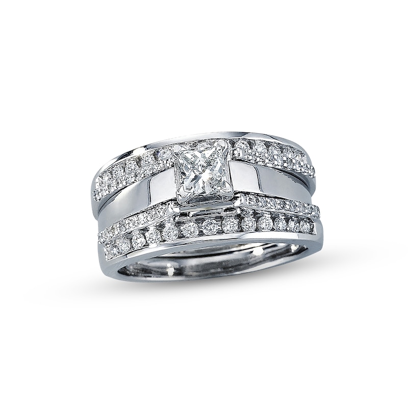 Main Image 2 of Previously Owned Diamond Wrap Ring 1/2 ct tw Round-cut 14K White Gold