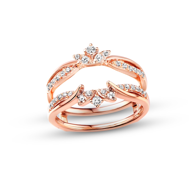 Main Image 1 of Previously Owned Diamond Wrap Ring 3/8 ct tw Round-cut 14K Rose Gold