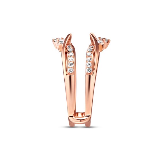 Thumbnail Image 2 of Previously Owned Diamond Wrap Ring 3/8 ct tw Round-cut 14K Rose Gold