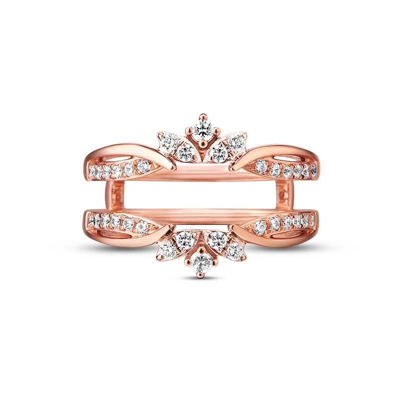 Main Image 4 of Previously Owned Diamond Wrap Ring 3/8 ct tw Round-cut 14K Rose Gold