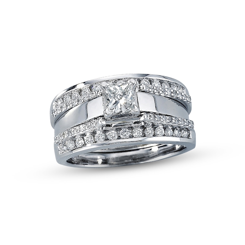 Main Image 2 of Previously Owned Diamond Wrap Ring 1/2 ct tw Round-cut 14K White Gold