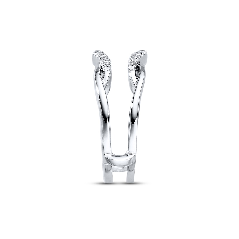 Main Image 2 of Previously Owned Diamond Wrap Ring 1/5 ct tw Round-cut 14K White Gold
