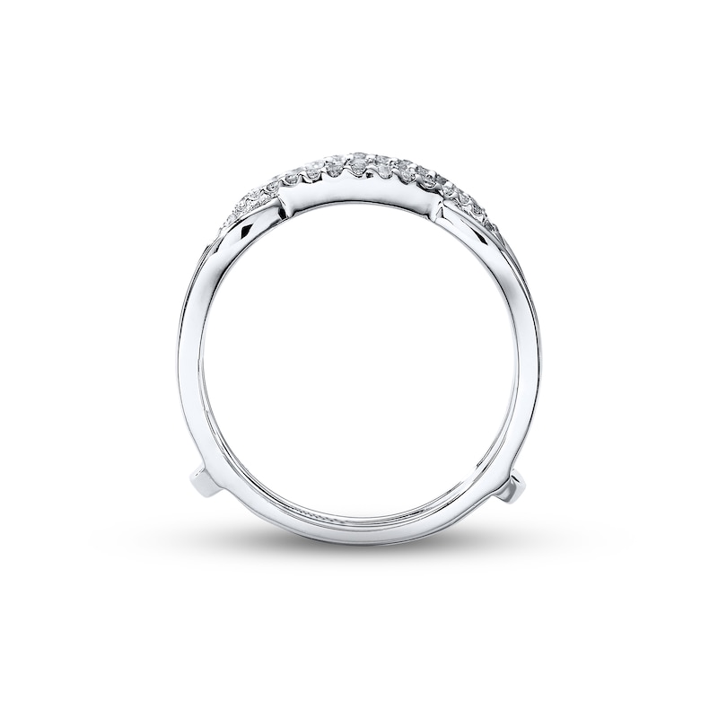Main Image 3 of Previously Owned Diamond Wrap Ring 1/5 ct tw Round-cut 14K White Gold