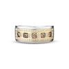 Previously Owned Men's Diamond Wedding Band 1/2 ct tw Brown/White Round-cut 10K Two-Tone Gold