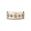 Thumbnail Image 4 of Previously Owned Men's Diamond Wedding Band 1/2 ct tw Brown/White Round-cut 10K Two-Tone Gold
