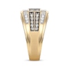 Thumbnail Image 1 of Previously Owned Men's Brown & White Diamond Ring 1 ct tw 10K Yellow Gold