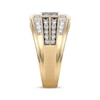 Thumbnail Image 1 of Previously Owned Men's Brown & White Diamond Ring 1 ct tw 10K Yellow Gold