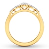 Thumbnail Image 1 of Previously Owned Diamond Engagement Ring 1 ct tw Round/Pear 14K Yellow Gold