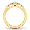 Thumbnail Image 2 of Previously Owned Diamond Engagement Ring 1 ct tw Round/Pear 14K Yellow Gold