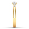 Thumbnail Image 3 of Previously Owned Diamond Engagement Ring 1 ct tw Round/Pear 14K Yellow Gold