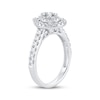 Thumbnail Image 1 of Previously Owned Diamond Engagement Ring 1 ct tw Pear & Round-cut 14K White Gold