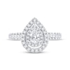 Thumbnail Image 2 of Previously Owned Diamond Engagement Ring 1 ct tw Pear/Round 14K White Gold