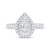 Thumbnail Image 3 of Previously Owned Diamond Engagement Ring 1 ct tw Pear/Round 14K White Gold