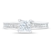 Thumbnail Image 2 of Previously Owned Diamond Engagement Ring 1 ct tw Princess-cut 14K White Gold