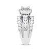 Thumbnail Image 2 of Previously Owned Diamond Engagement Ring 2 ct tw Princess & Round-cut 14K White Gold