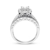 Thumbnail Image 3 of Previously Owned Diamond Engagement Ring 2 ct tw Princess & Round-cut 14K White Gold