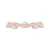 Thumbnail Image 3 of Previously Owned Adrianna Papell Diamond Anniversary Band 1/3 ct tw Round/Marquise-cut 14K Rose Gold
