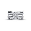 Thumbnail Image 4 of Previously Owned THE LEO Diamond Wrap Ring 3/4 ct tw Round-cut 14K White Gold