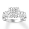 Thumbnail Image 1 of Previously Owned Diamond Engagement Ring 1 ct tw Round-cut 14K White Gold